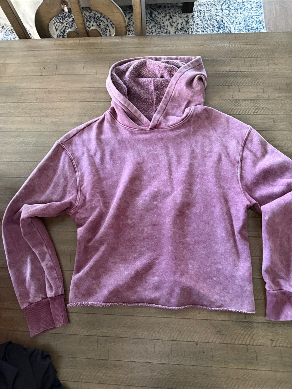 art class Washed Pink Hooded Pullover Sweatshirt
